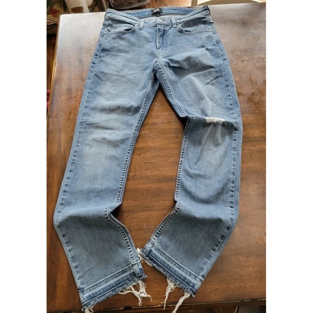 NWOT Paige 31 Men's Transcend Lennox Distressed Lyle Slim Jeans Blue 121284